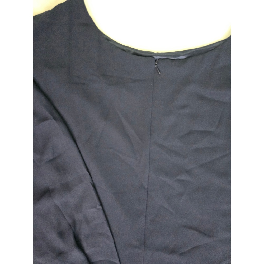 Tahari Arthur S Levine Navy Blue Floral Lace Hem Shift Dress 22W 6226L474 NWT - Picture 14 of 16